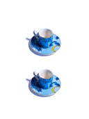 Signature Blue Kahve Fincanı (2'li Set)