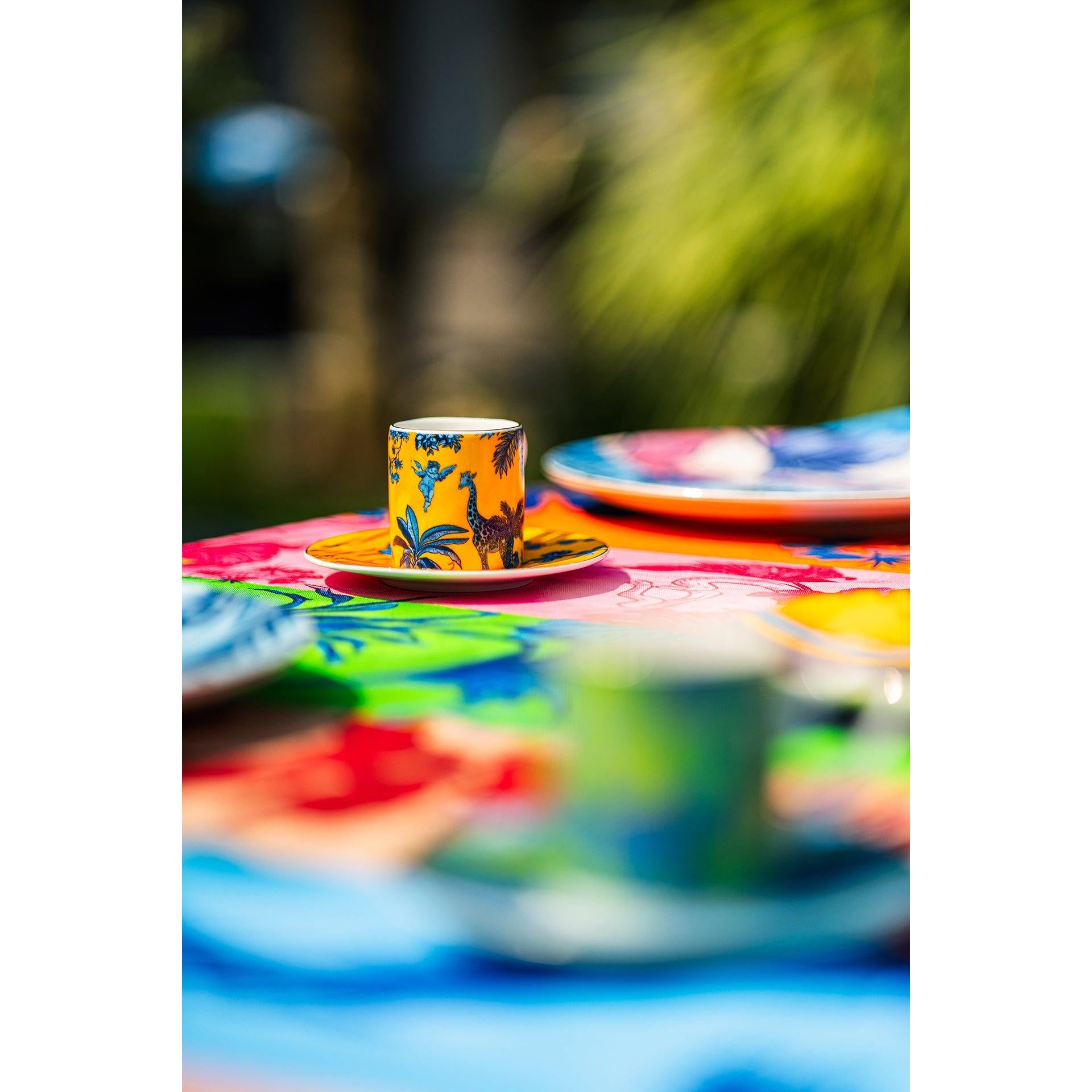 Signature Burgundy Kahve Fincanı (2'li Set)