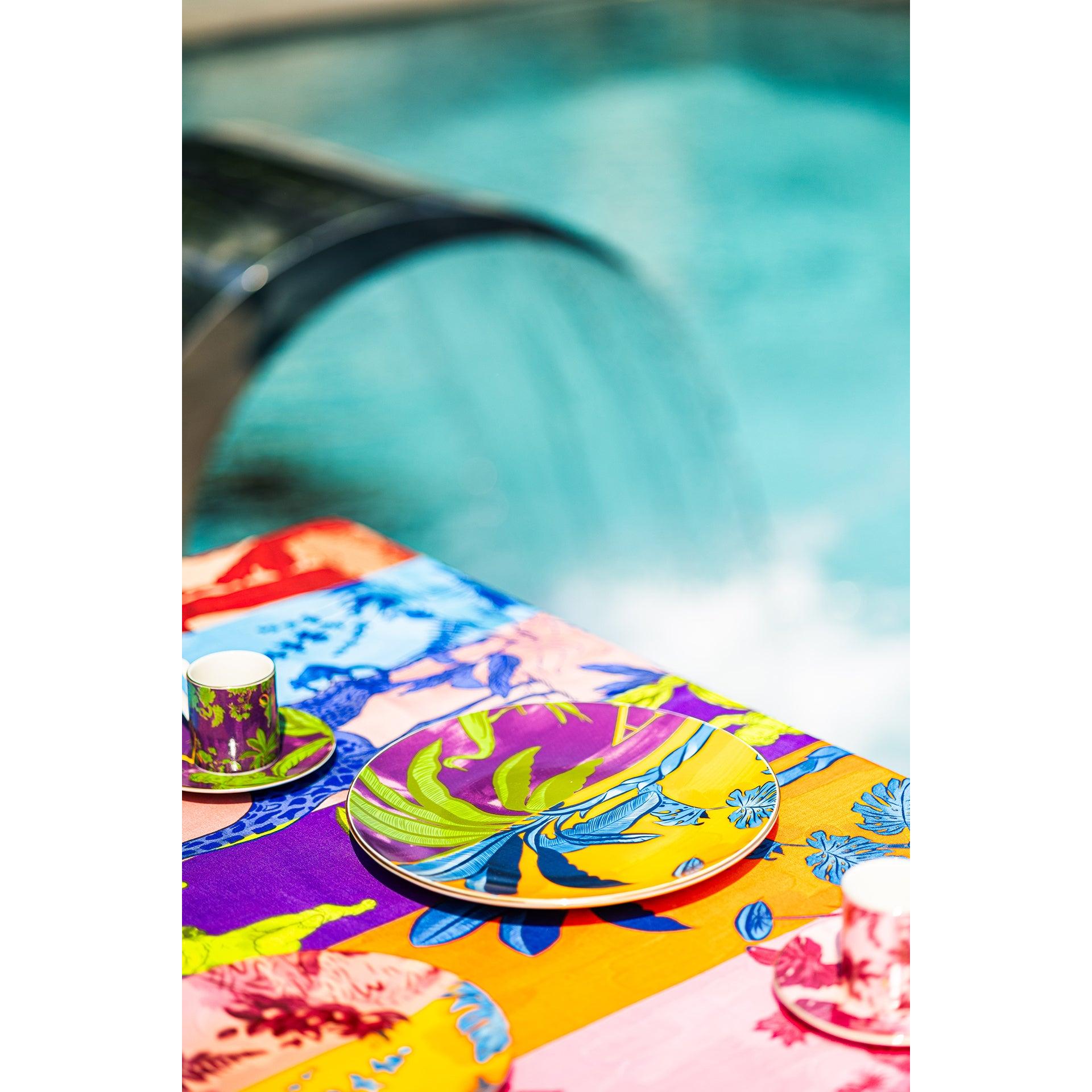 Signature Burgundy Kahve Fincanı (2'li Set)