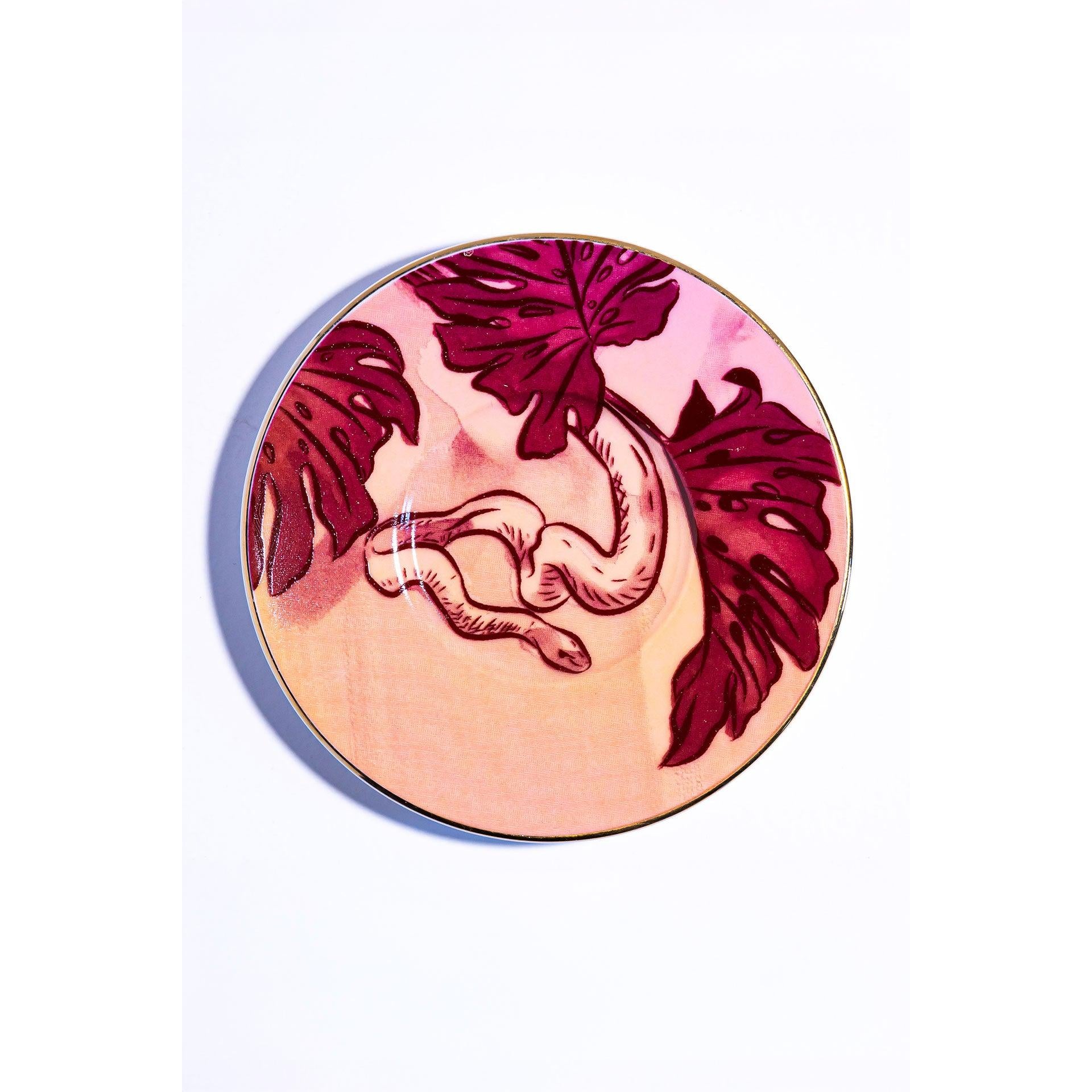 Signature Burgundy Kahve Fincanı (2'li Set)