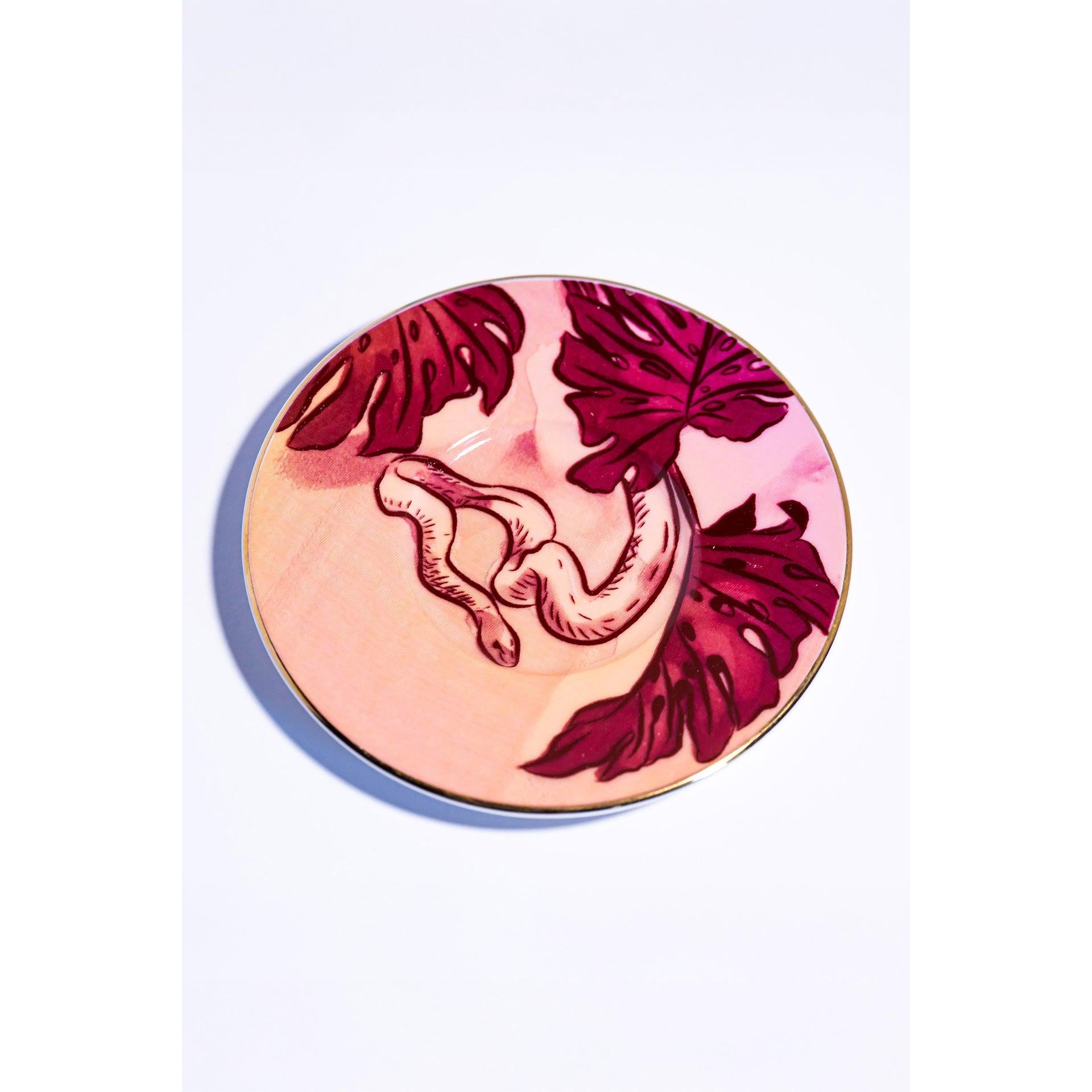 Signature Burgundy Kahve Fincanı (2'li Set)