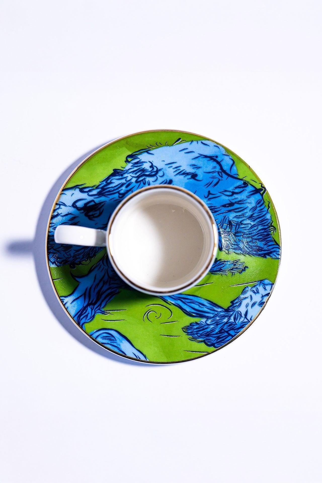 Signature Green Kahve Fincanı (2'li Set)