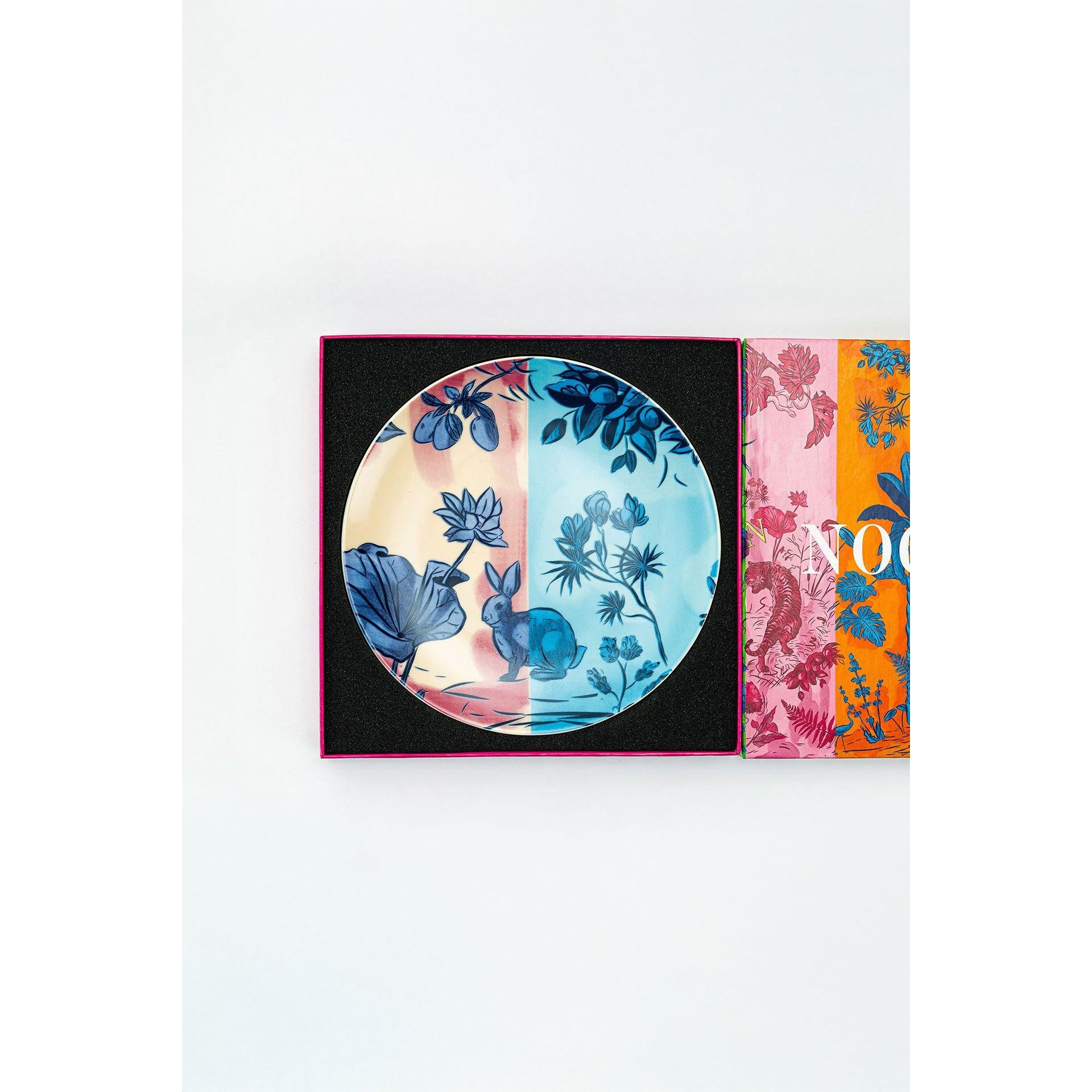 Signature Pink & Blue Servis Tabağı (2'li Set)