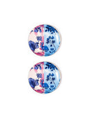 Signature Pink & Blue Servis Tabağı (2'li Set)