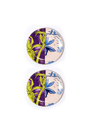 Signature Pink & Purple Servis Tabak (2'li Set)