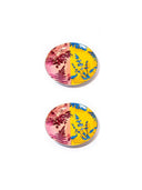Signature Pink & Yellow Servis Tabak (2'li Set)