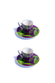 Signature Purple Kahve Fincanı (2'li Set)
