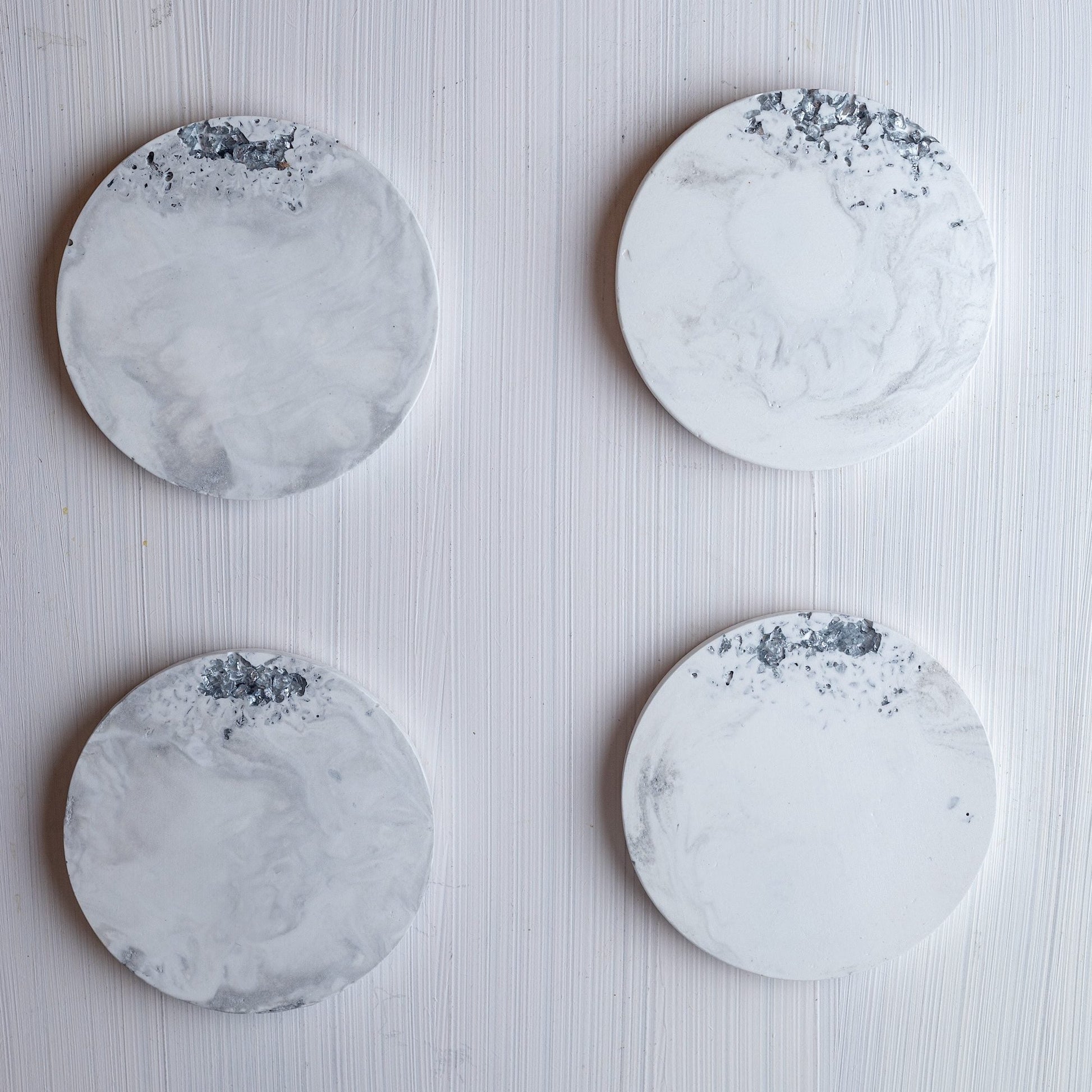 Silver Glow Bardak Altlıkları