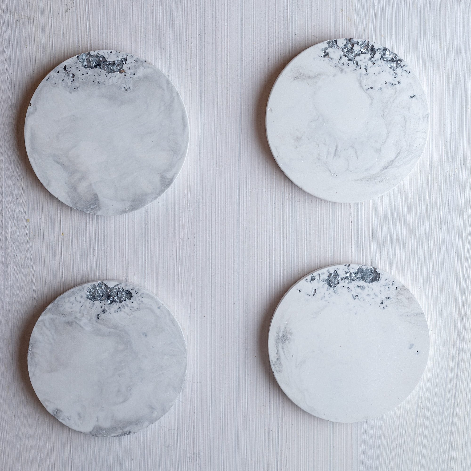 Silver Glow Bardak Altlıkları