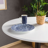 Sina Uzun Bistro Masası-Bar Masası-Furnirem-60 cm-Ceviz-NowShopFun