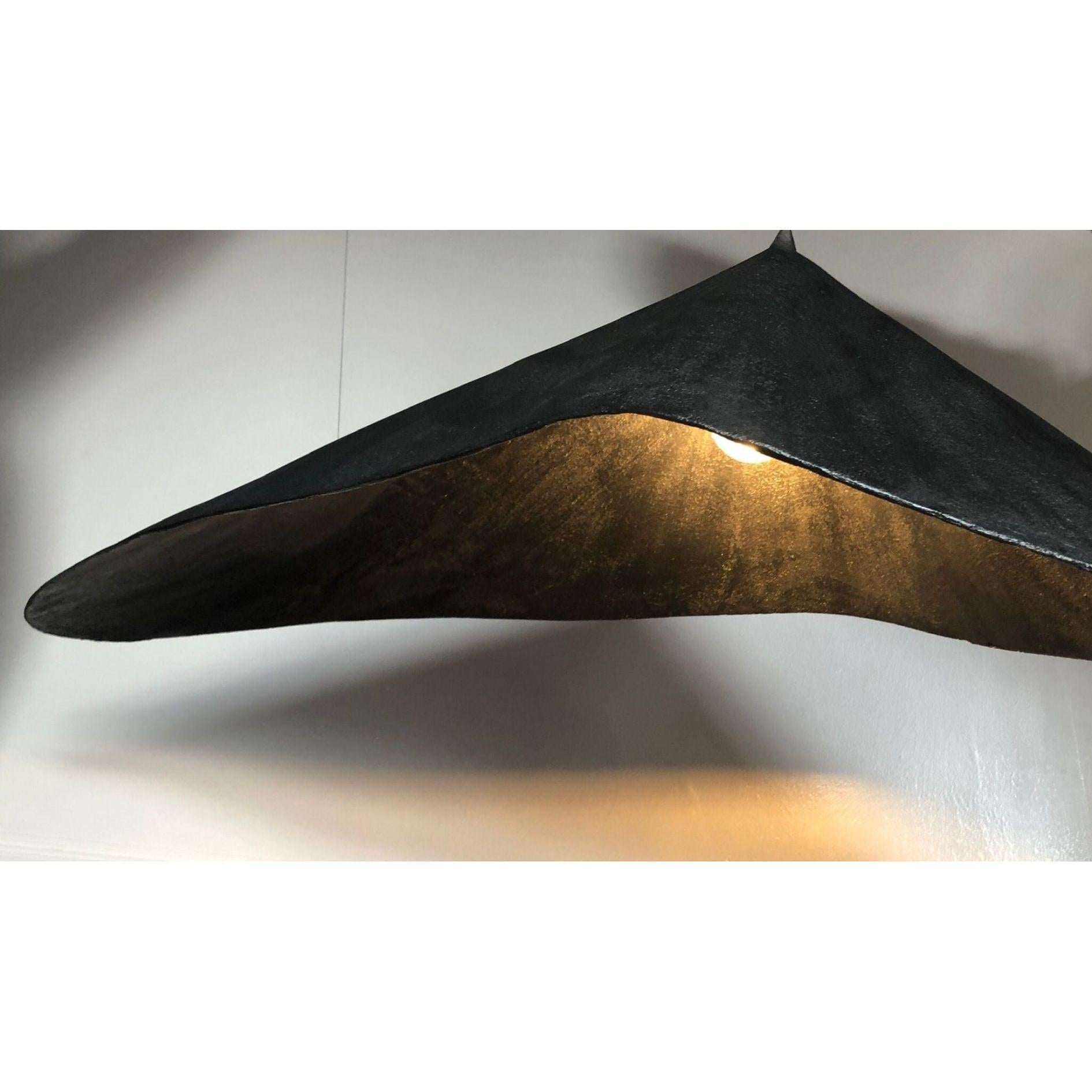 Siyah Leaf Sarkıt Aydınlatma