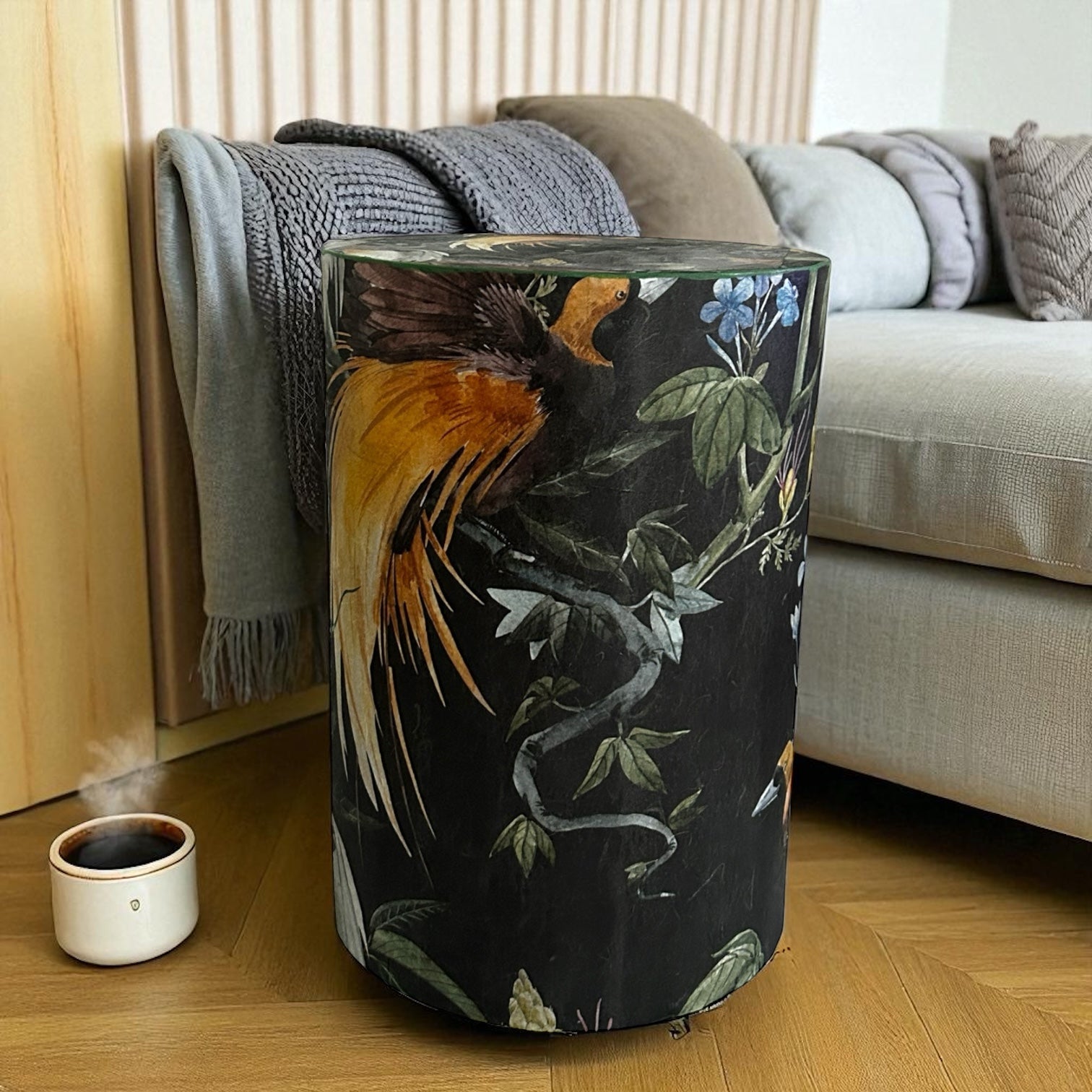 Siyah Mas Ahşap Sehpa