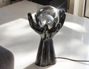 Siyah Mudra Seramik Masa Lamabası