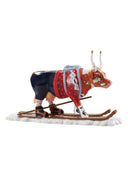 Ski Cow - El Yapımı Dekoratif İnek Figürü (Cow Parade)