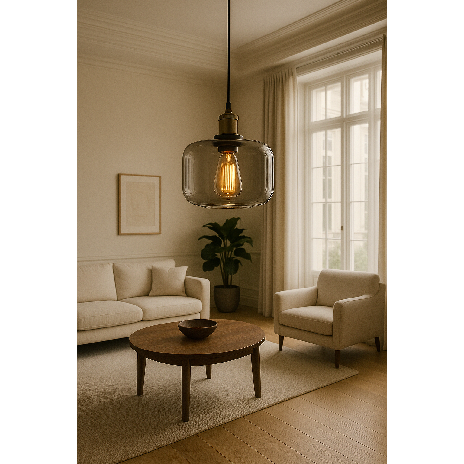 Smoke Dome Cam Sarkıt Lamba