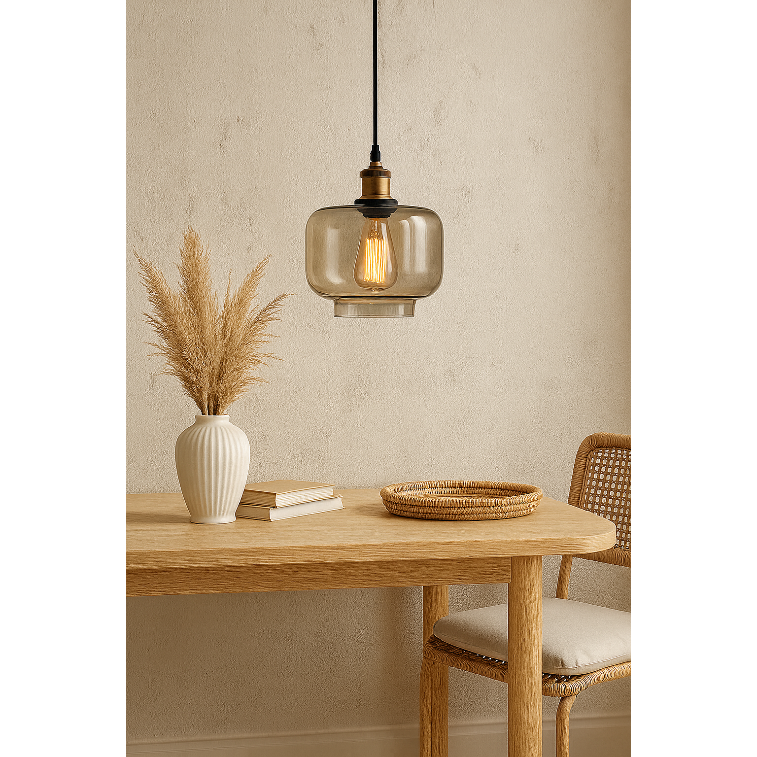 Smoke Dome Cam Sarkıt Lamba