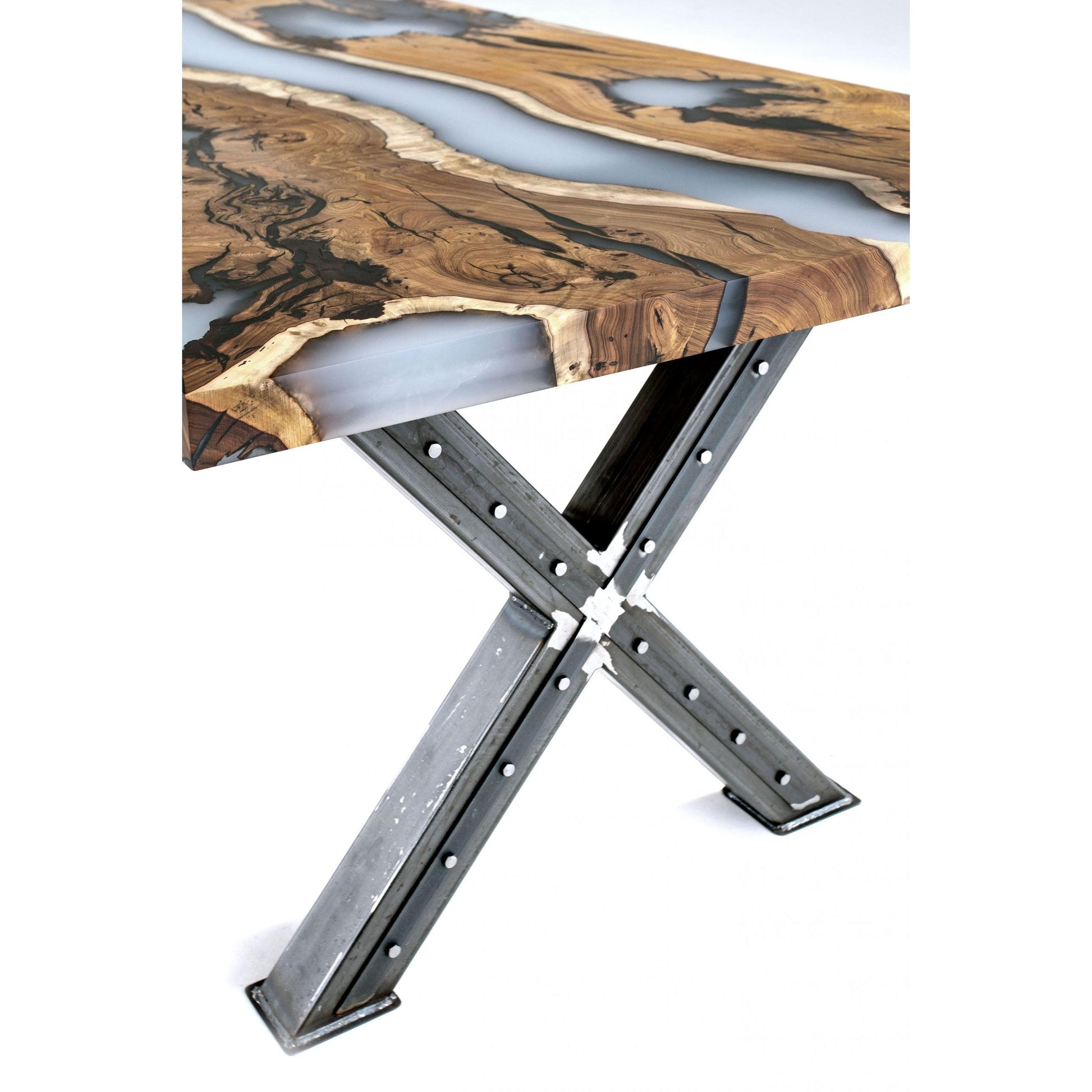 Smoke Epoksi Yemek & Toplantı Masası - 180*100 cm