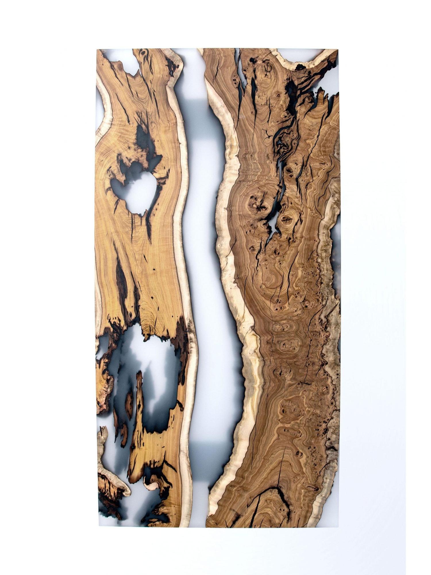 Smoke Epoksi Yemek & Toplantı Masası - 220*110 Cm