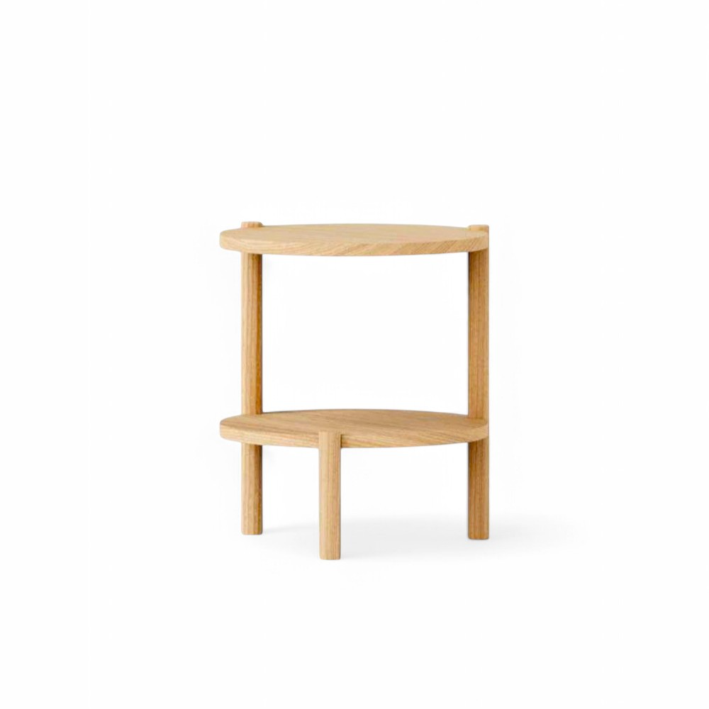 Sobe El Yapımı Masif Ahşap Yan Sehpa