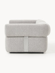 Sofia Modüler Kanepe, Bukle Kumaş, 2-3 Kişilik-Koltuk-Innature Home-Kırık Beyaz-NowShopFun