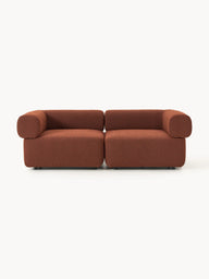 Sofia Modüler Kanepe, Bukle Kumaş, 2-3 Kişilik-Koltuk-Innature Home-Kırık Beyaz-NowShopFun