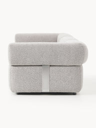 Sofia Modüler Kanepe, Bukle Kumaş, 3-4 Kişilik-Koltuk-Innature Home-Kırık Beyaz-NowShopFun