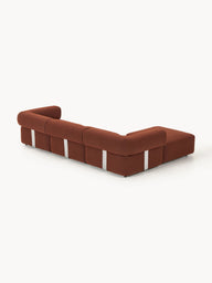 Sofia Modüler Köşe Kanepe, Bukle Kumaş 3-4 Kişilik-Köşe Koltuk-Innature Home-Kırık Beyaz-NowShopFun