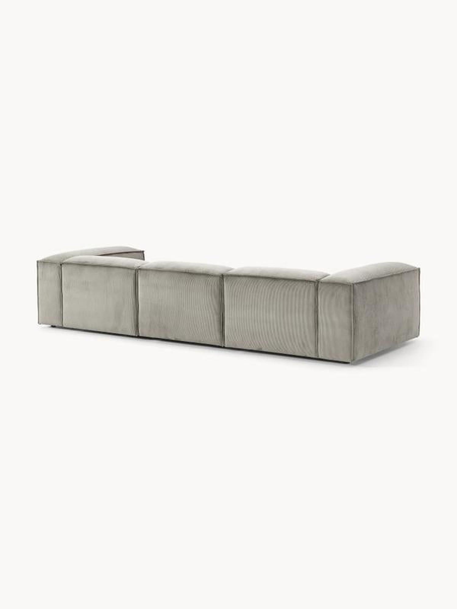 Soft Modüler Kanepe – Fitilli Kadife, 3-4 Kişilik