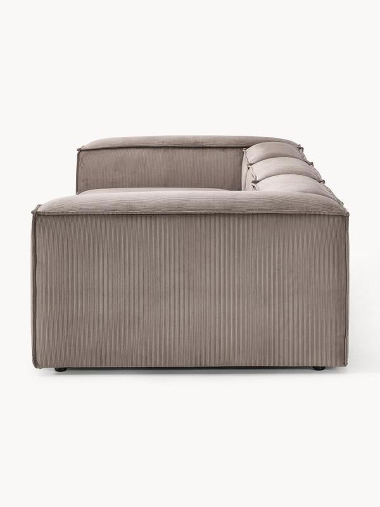 Soft Modüler Kanepe – Fitilli Kadife, 3-4 Kişilik