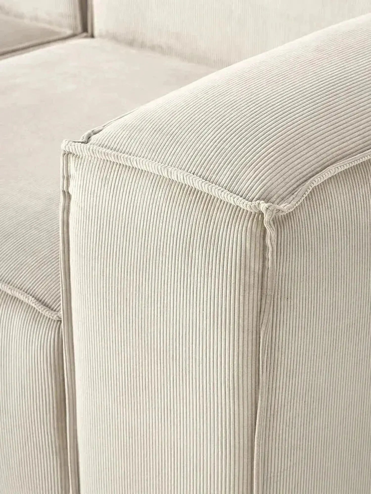 Soft Modüler Kanepe – Fitilli Kadife, 3-4 Kişilik