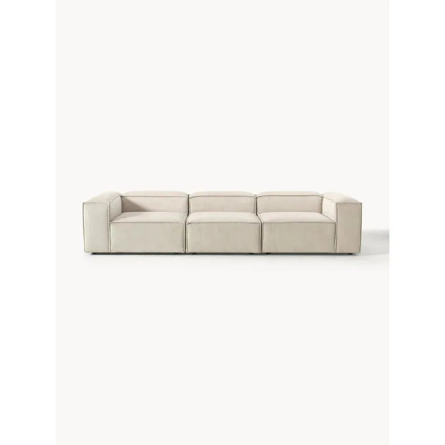 Soft Modüler Kanepe – Fitilli Kadife, 3-4 Kişilik