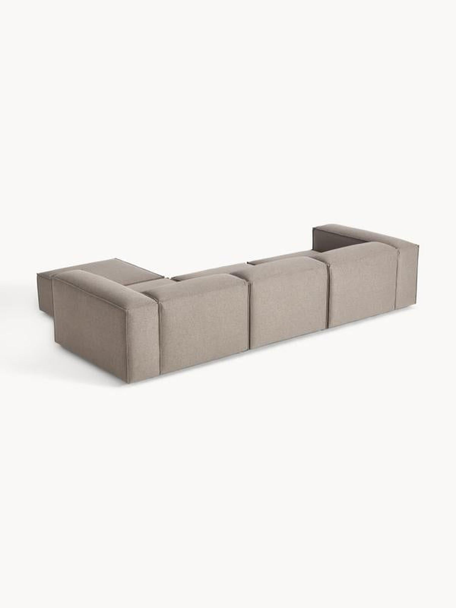 Soft Modüler Köşe Kanepe – Keten, 3-4 Kişilik