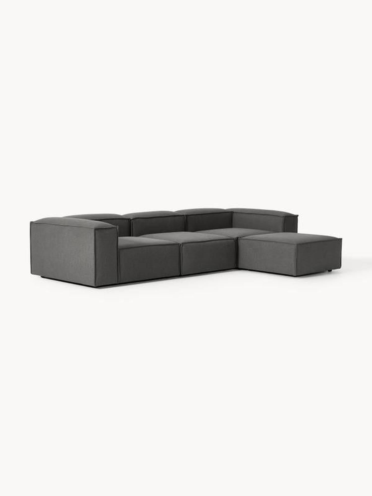 Soft Modüler Köşe Kanepe – Keten, 3-4 Kişilik