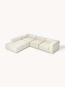 Soft Yumuşak Oturumlu Dinlenme Modüllü Köşe Kanepe, Keten 4-5 Kişilik