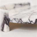 Solid Lilla Mermer Sunum Tepsisi