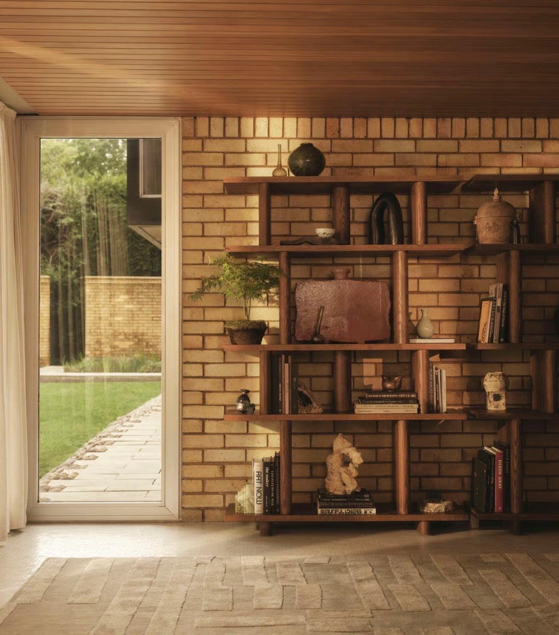 Sorel Ahşap Kitaplık