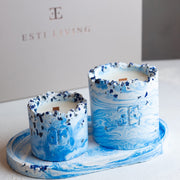 Spicy Blue Taşlı - Mum Seti