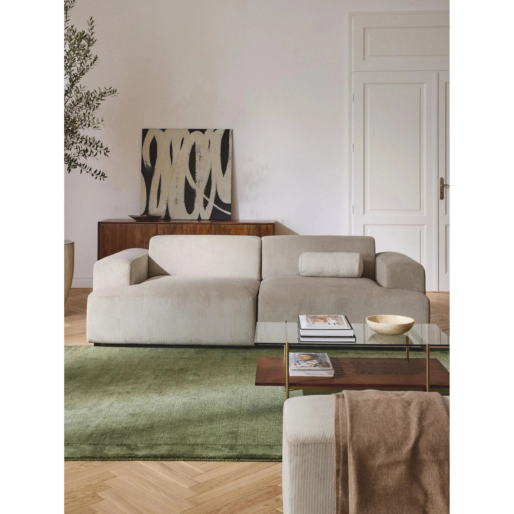 Stella Modüler Kanepe – Fitilli Kadife, 2-3 Kişilik