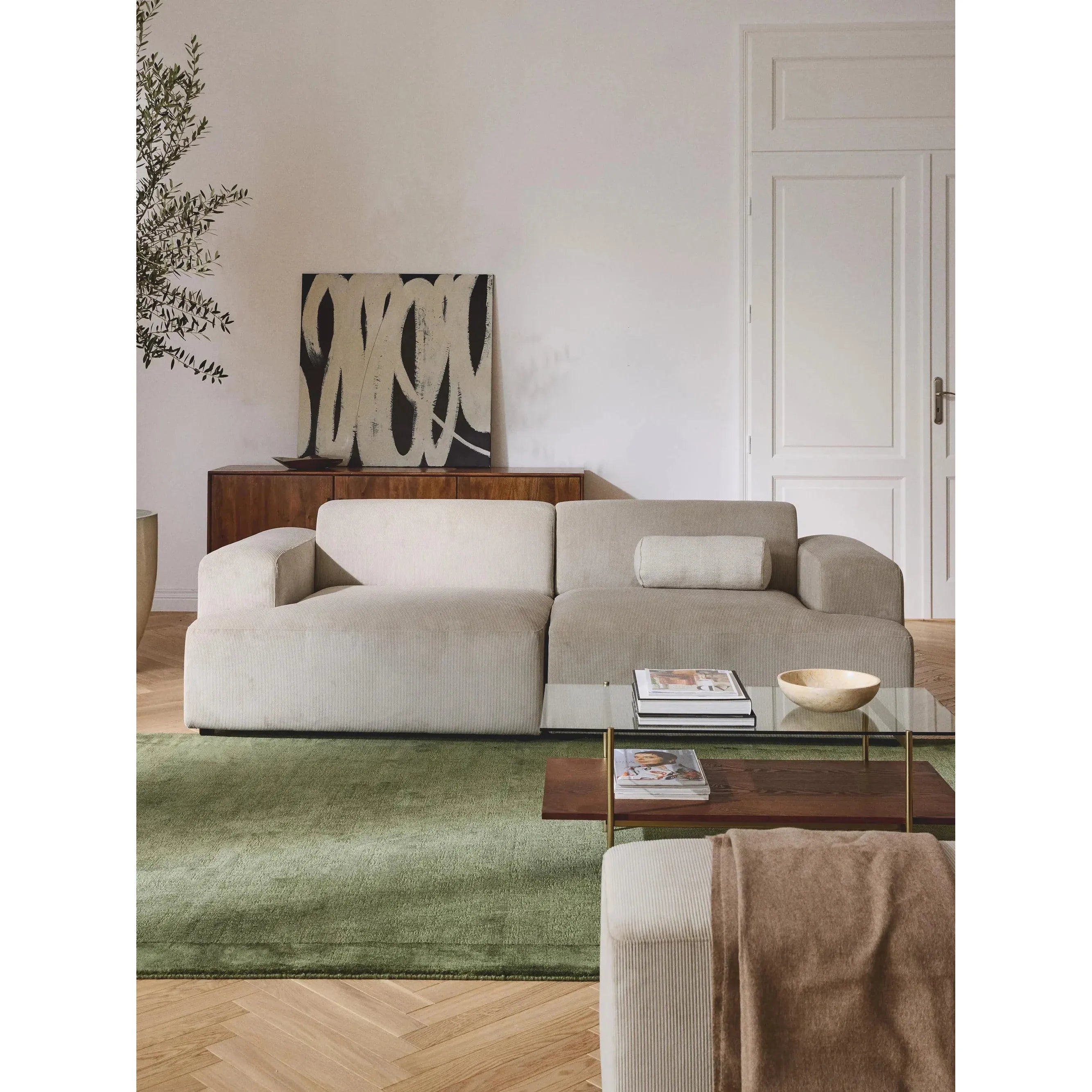 Stella Modüler Kanepe – Fitilli Kadife, 2-3 Kişilik