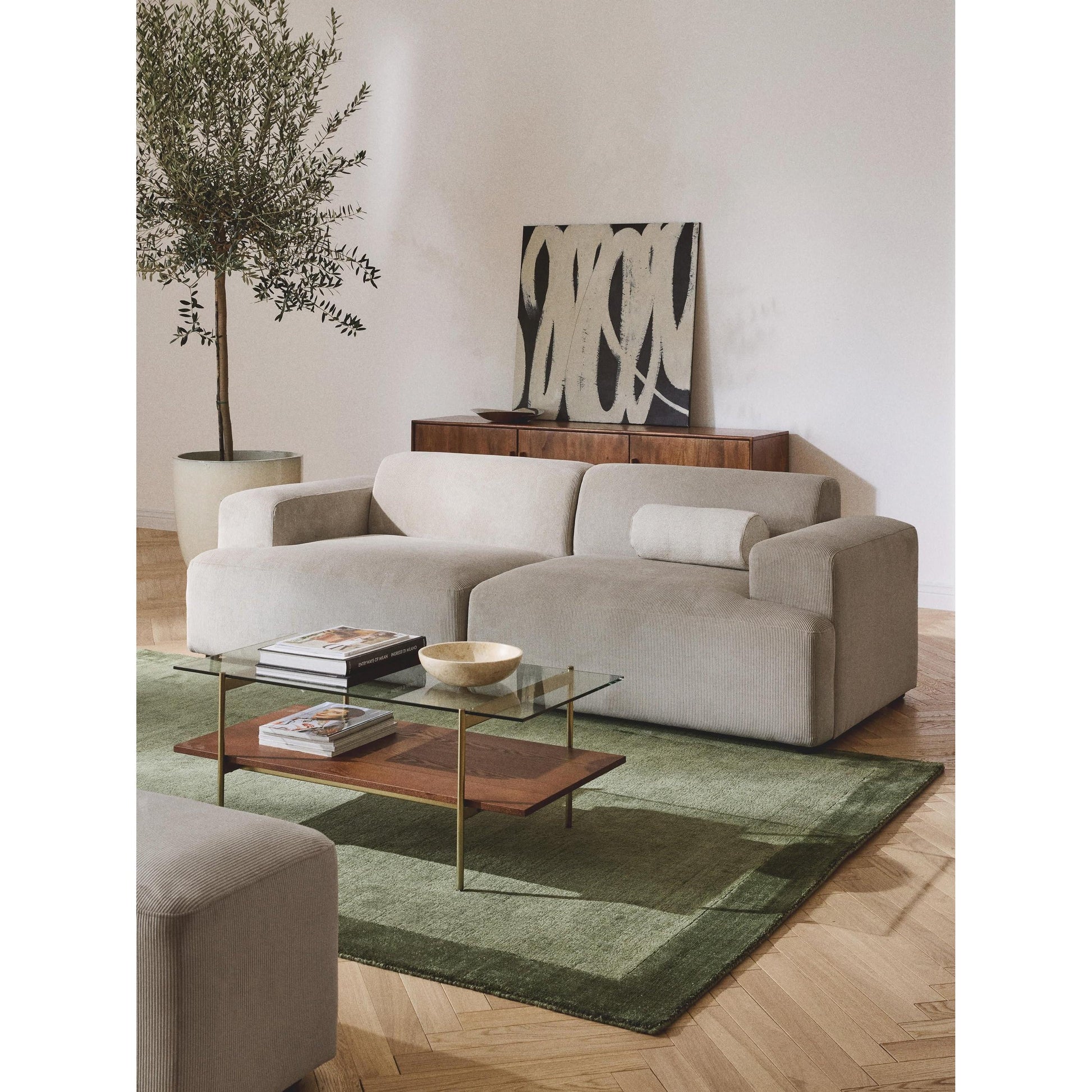 Stella Modüler Kanepe – Fitilli Kadife, 2-3 Kişilik