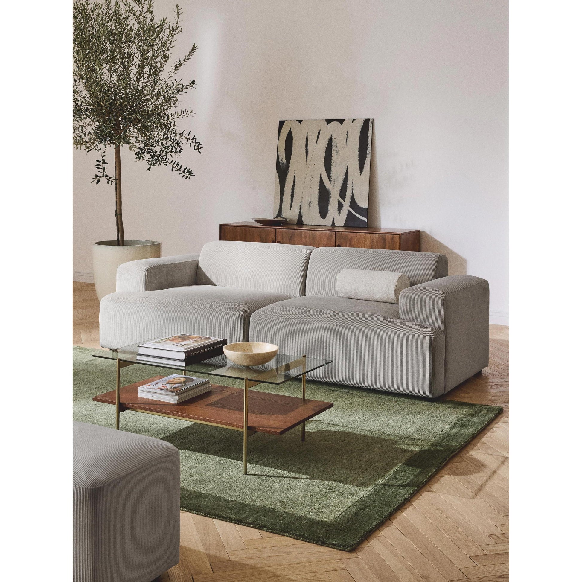 Stella Modüler Kanepe – Fitilli Kadife, 2-3 Kişilik