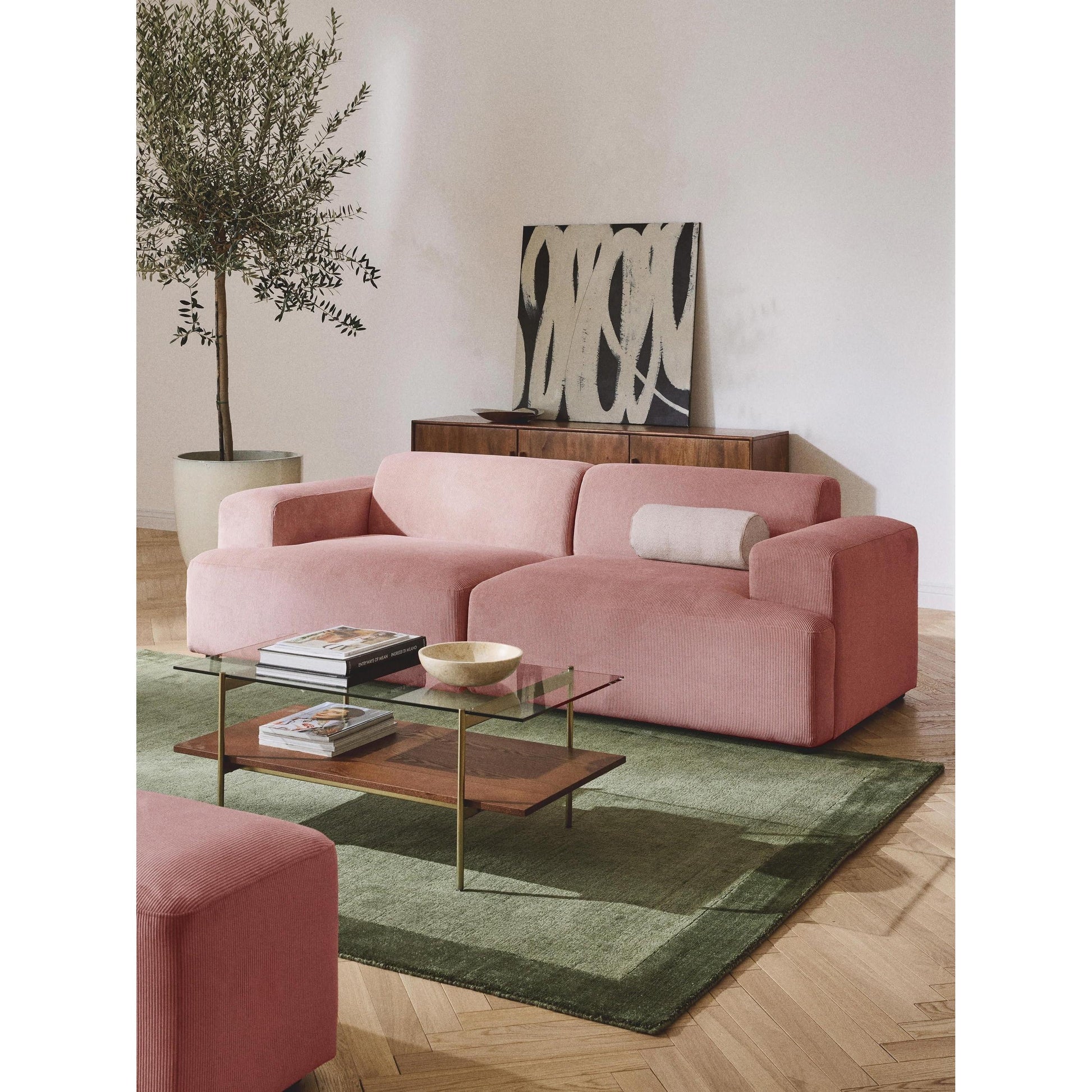 Stella Modüler Kanepe – Fitilli Kadife, 2-3 Kişilik