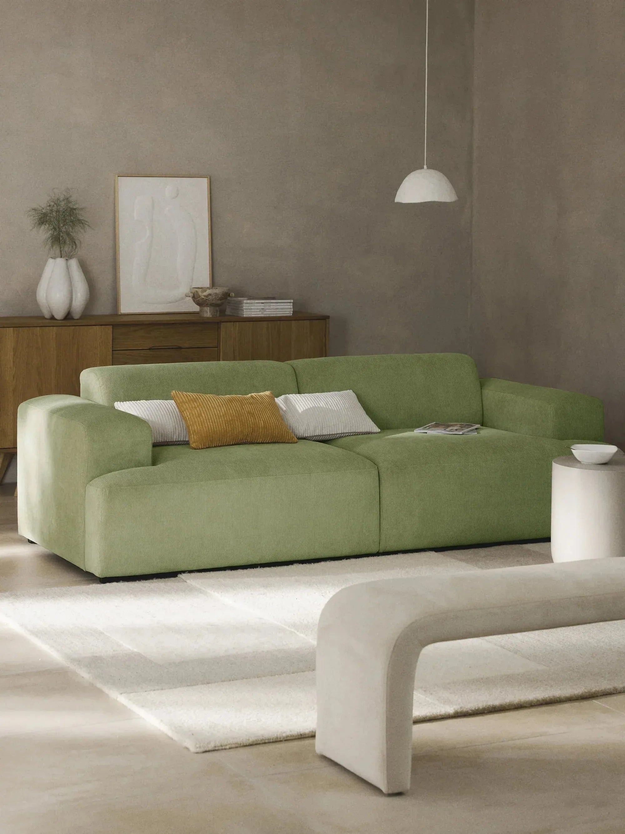 Stella Modüler Kanepe – Fitilli Kadife, 3-4 Kişilik