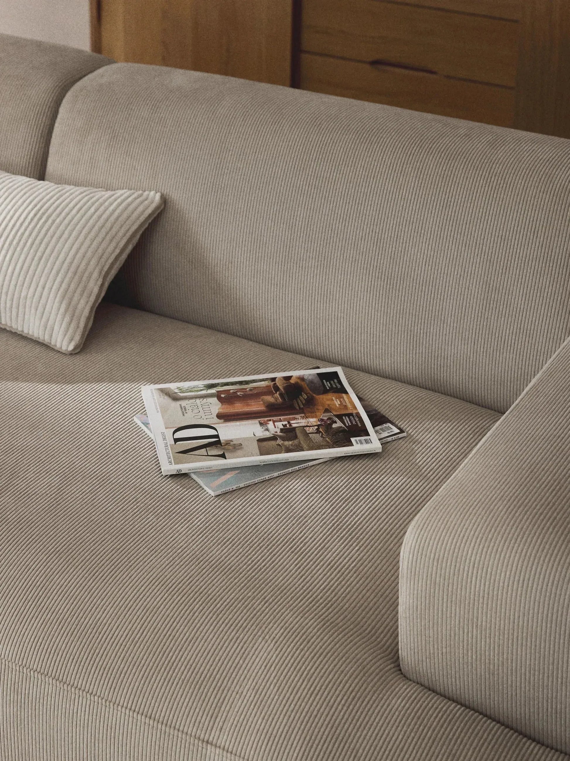 Stella Modüler Kanepe – Fitilli Kadife, 3-4 Kişilik