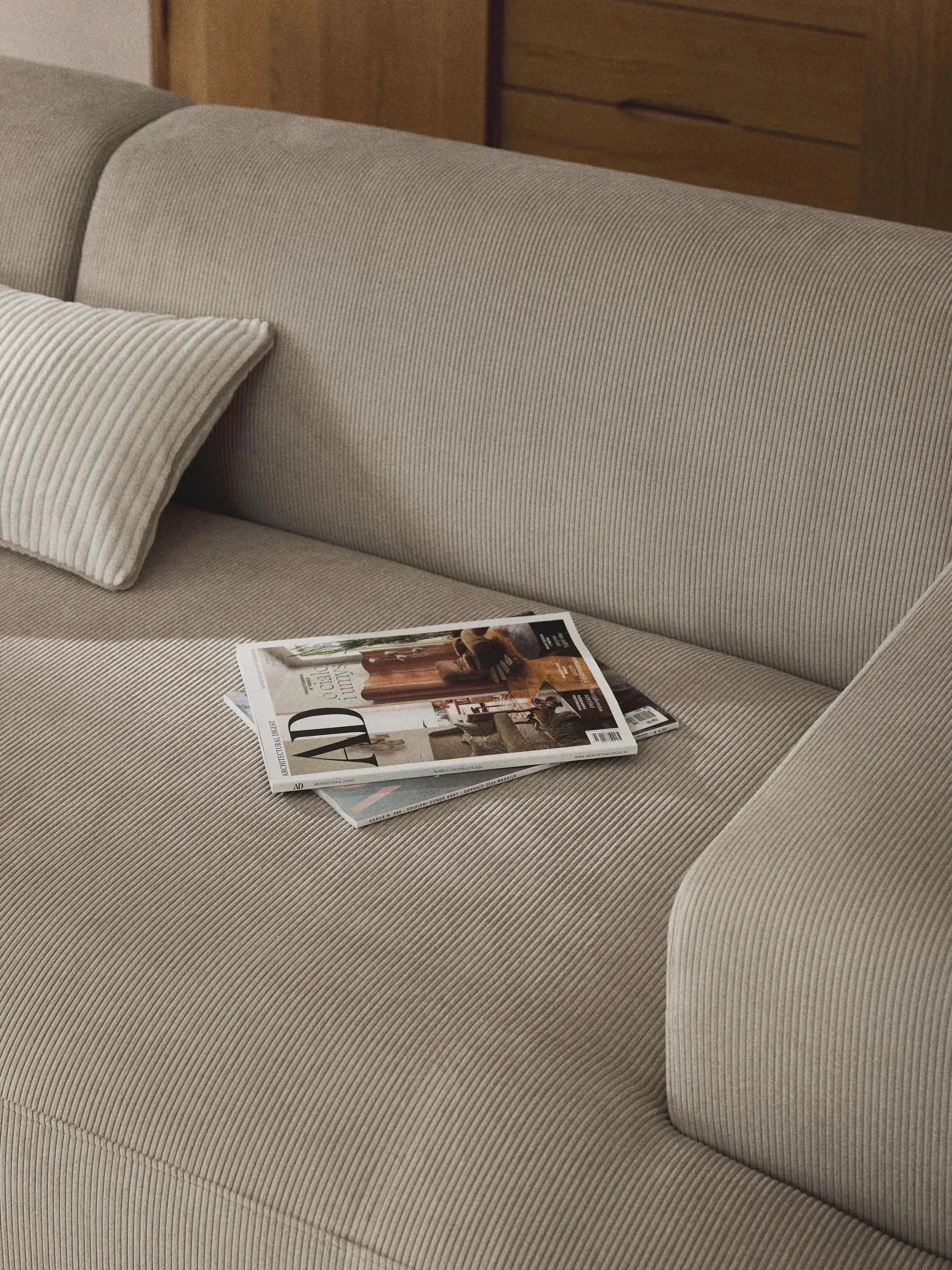 Stella Modüler Kanepe – Fitilli Kadife, 3-4 Kişilik