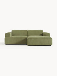 Stella Modüler Köşe Kanepe - Fitilli Kadife Döşemeli, 3 Kişilik-Köşe Koltuk-Innature Home-Sağ Köşe-Açık Bej-NowShopFun