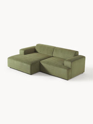 Stella Modüler Köşe Kanepe - Fitilli Kadife Döşemeli, 3 Kişilik-Köşe Koltuk-Innature Home-Sağ Köşe-Açık Bej-NowShopFun