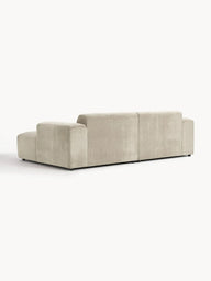 Stella Modüler Köşe Kanepe - Fitilli Kadife Döşemeli, 3 Kişilik-Köşe Koltuk-Innature Home-Sağ Köşe-Açık Bej-NowShopFun