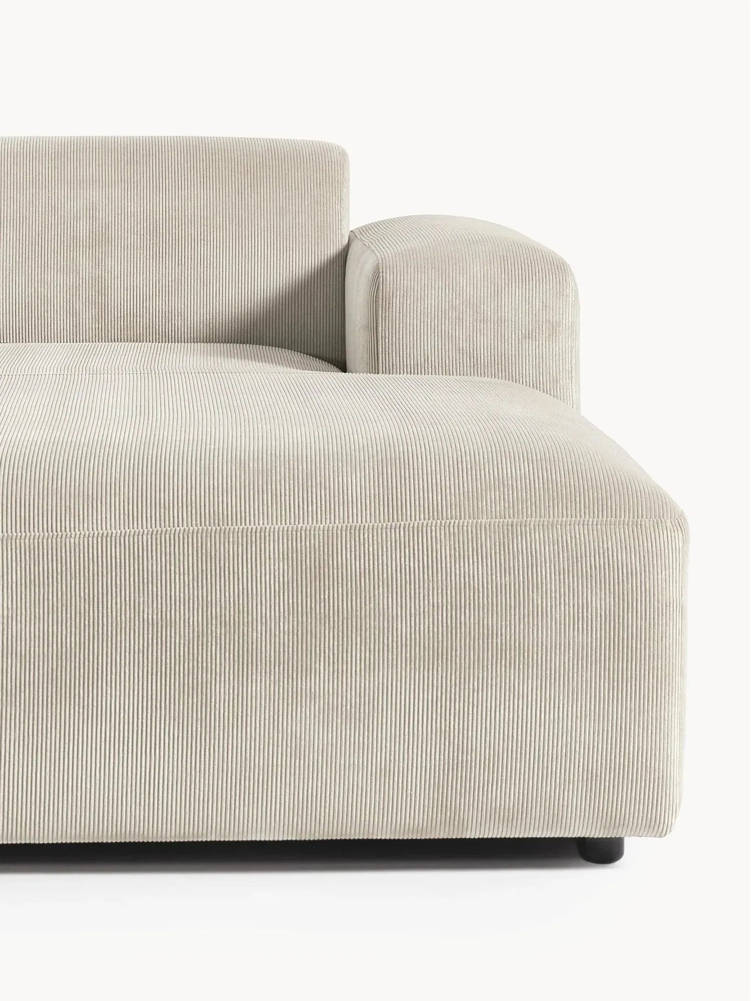 Stella Modüler Köşe Kanepe – Fitilli Kadife Döşemeli 4-5 Kişilik