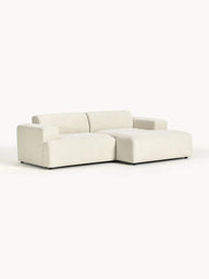 Stella Modüler Köşe Kanepe - Keten Döşemeli, 3 Kişilik-Köşe Koltuk-Innature Home-Sağ Köşe-Açık Bej-NowShopFun